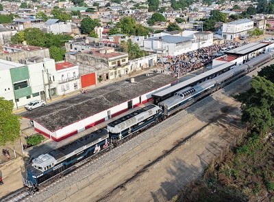 Inaugurado el primer tramo de la L�nea K del Tren Interoce�nico en M�xico